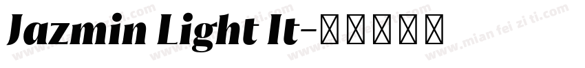 Jazmin Light It字体转换
